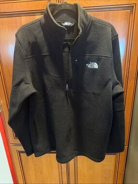 The North Face Black Sherpa Fleece Pullover